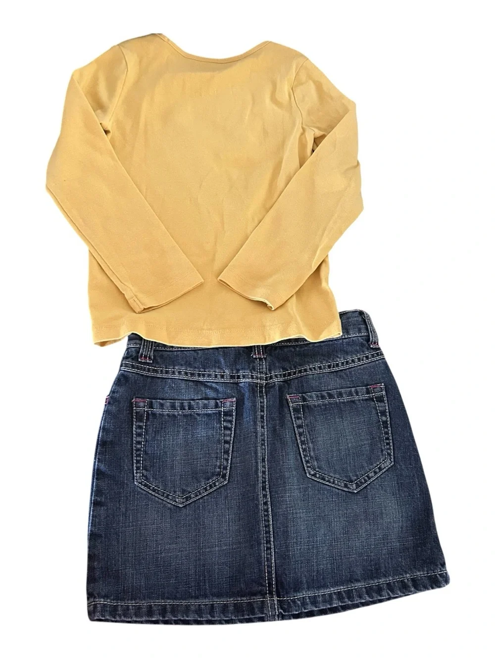 Gymboree 2013 Fashionable Fox 2pc Set Denim Skirt Skirt LS Top